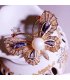 XSB154 - Blue Gem Butterfly Saree Brooch
